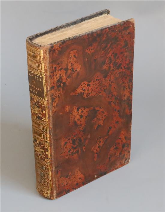 Link, Henry Frederick - Travels in Portugal, translated by John Hinckley, 8vo, burred calf, London 1801